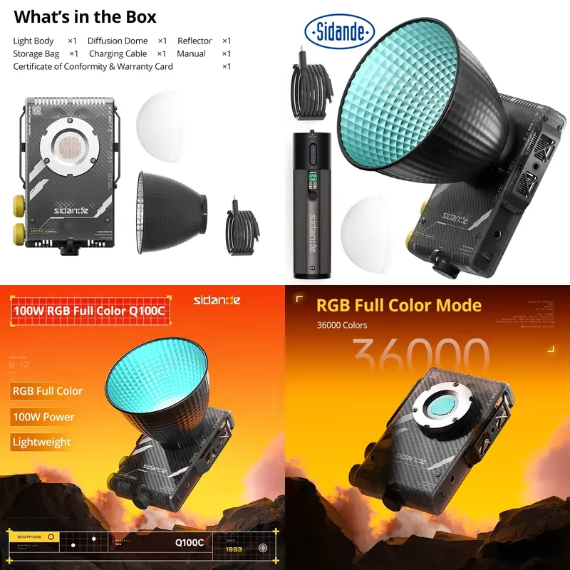 Photography Lighting - Фотосветильник Brand For Sidande Q100C Q100Lite,