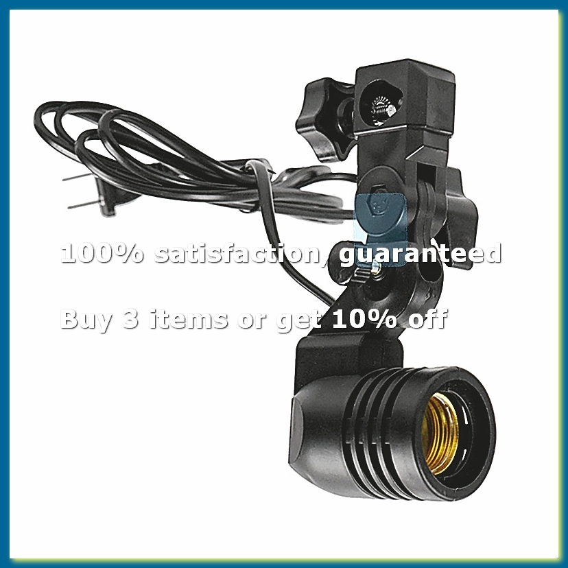 Photography Lighting - Фотостудийная лампа E27 с кабелем 1.8м,