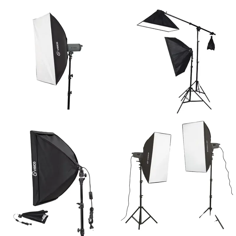 Photography Lighting - Высококачественная портативная фотостудия: студийный свет, черный