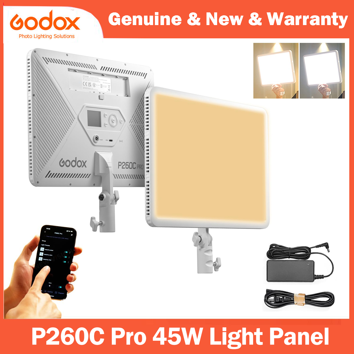 Video Light Panel Led - Godox P260C Pro Светодиодная панель для