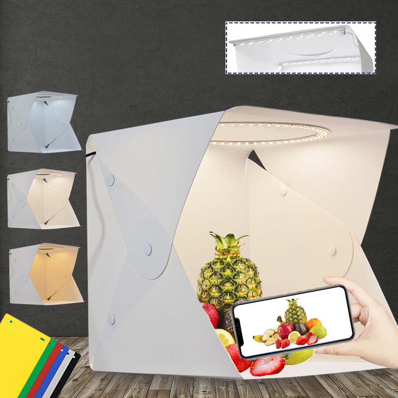 Softbox Portable Strip - Мини-складная фотобудка Софтбокс Маленькая светодиодная лампа