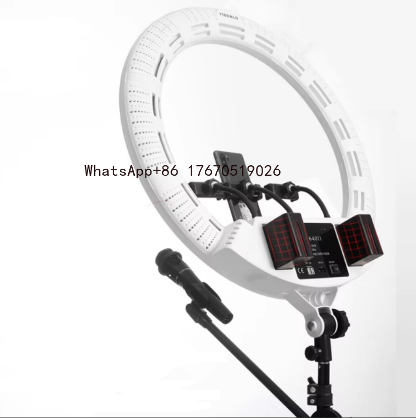 Photography Lighting - Светодиодный кольцевой светильник для прямых трансляций,