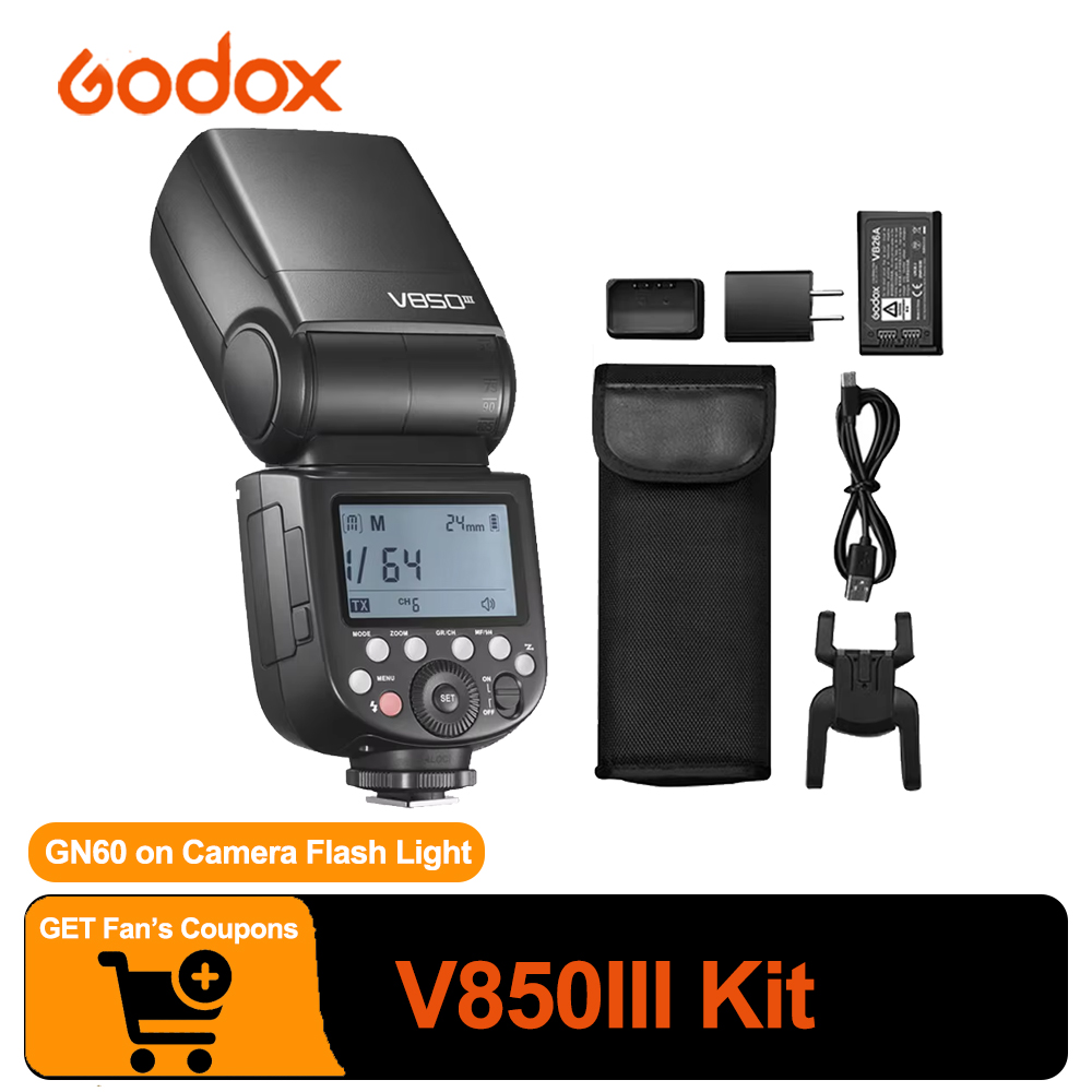 Photography Lighting Kit Godox - Комплект Godox V850III: литий-ионный вспышка 76