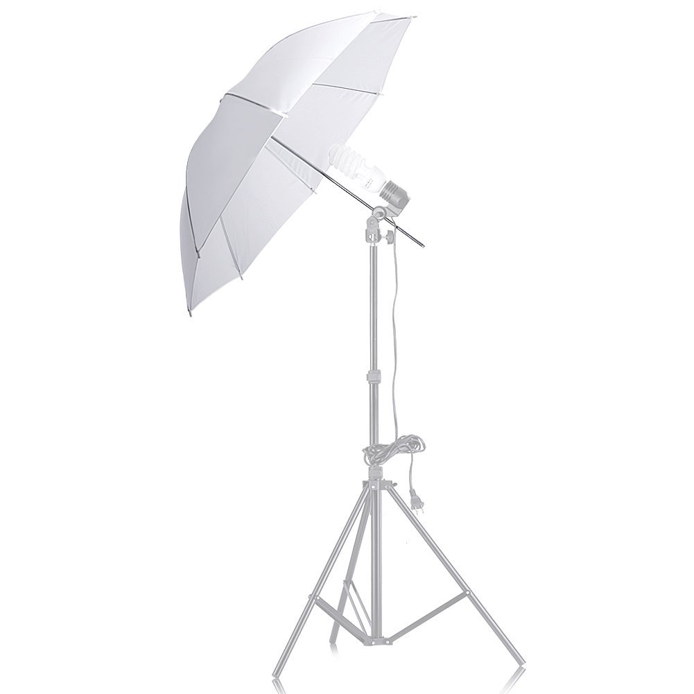 Портативный 20-дюймовый белый  – обзор и цена Photography Lighting Umbrella