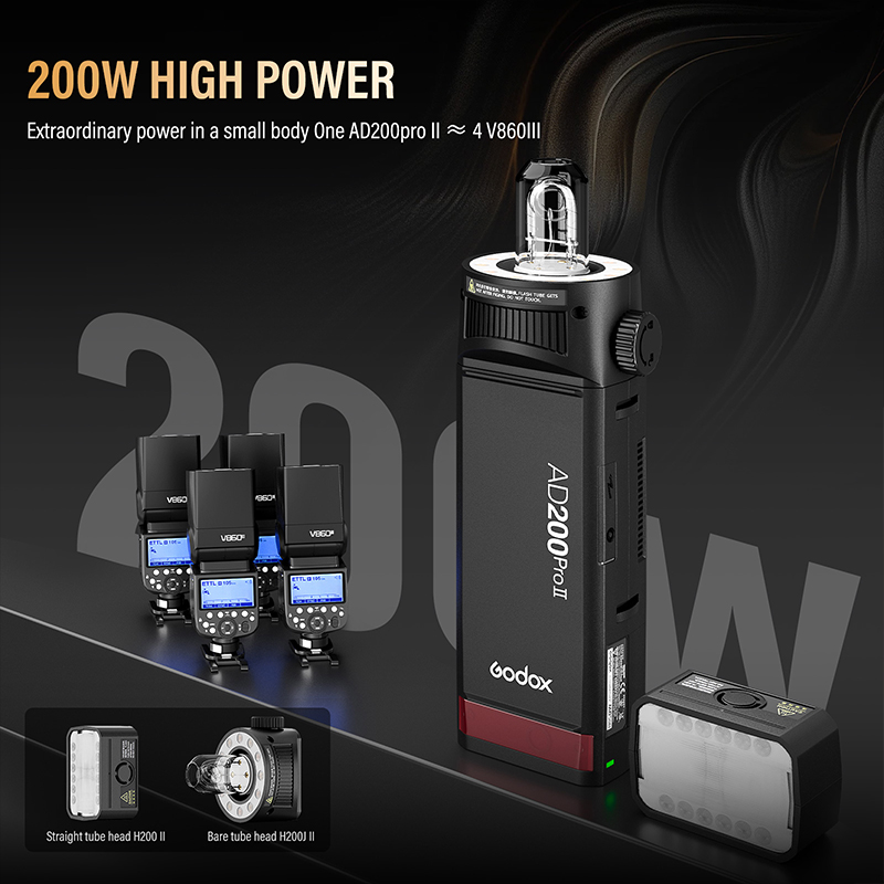 Godox AD200ProII TTL 2.4G Карм – обзор и цена Photography Lighting Kit Godox