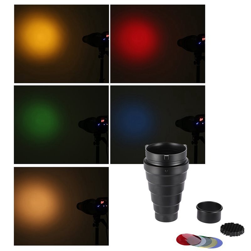 Конический сноут N75R-3X с сет – обзор и цена Honeycomb Grid Filter