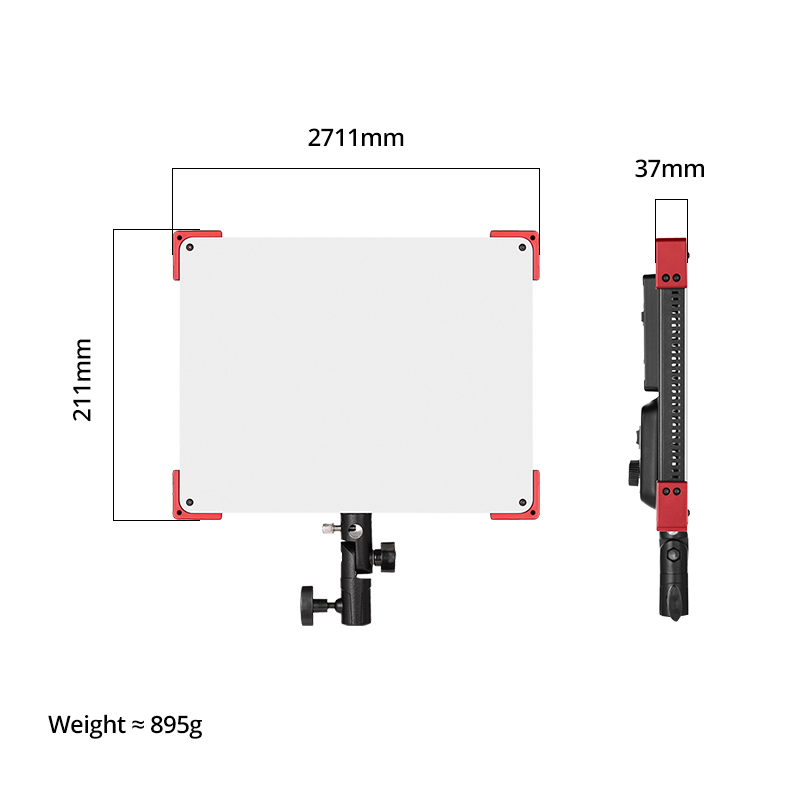 AMBITFUL LEDP60C Ультратонкая  – обзор и цена Video Light Panel Led