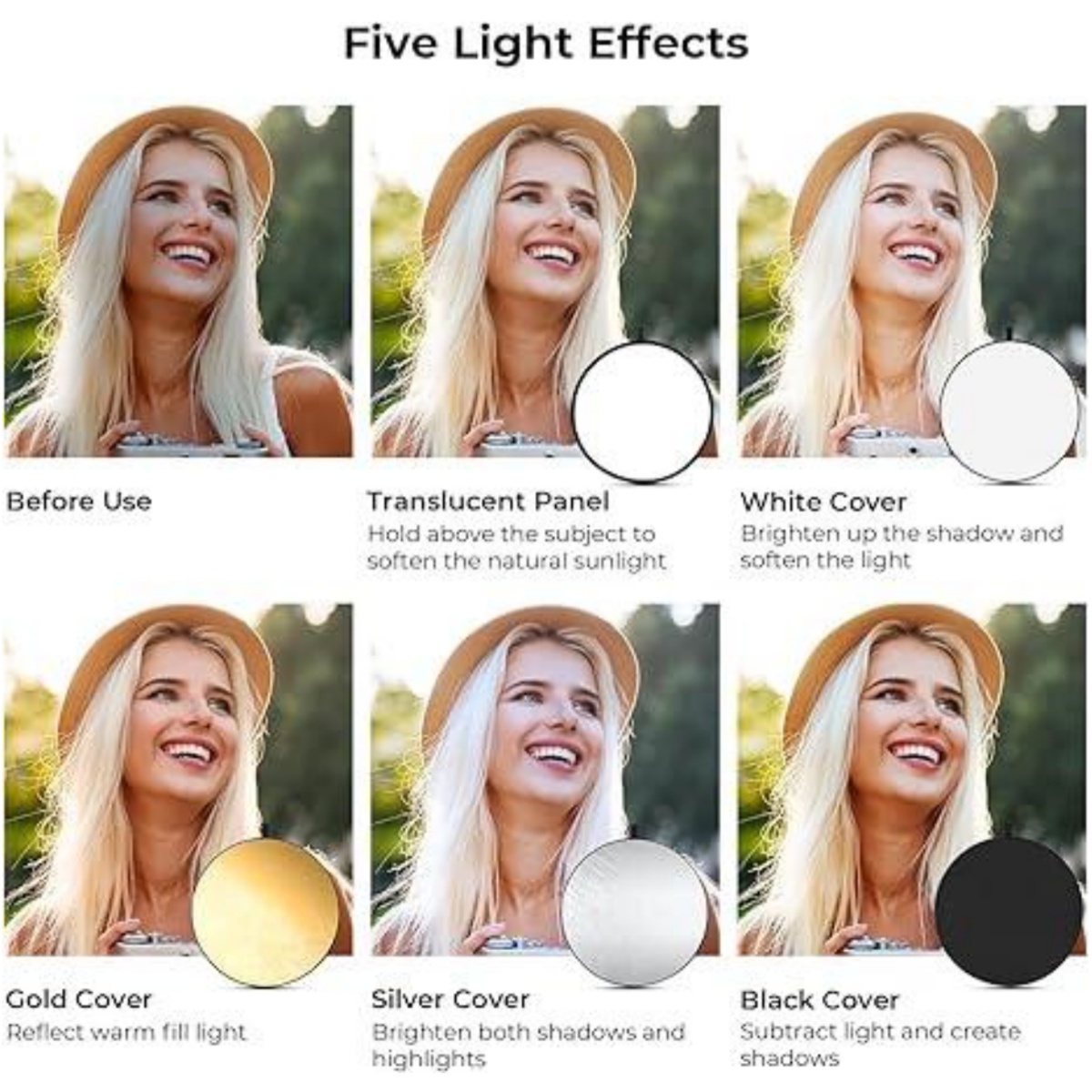 Портативный отражатель HUANYIN – обзор и цена Photography Lighting Diffuser