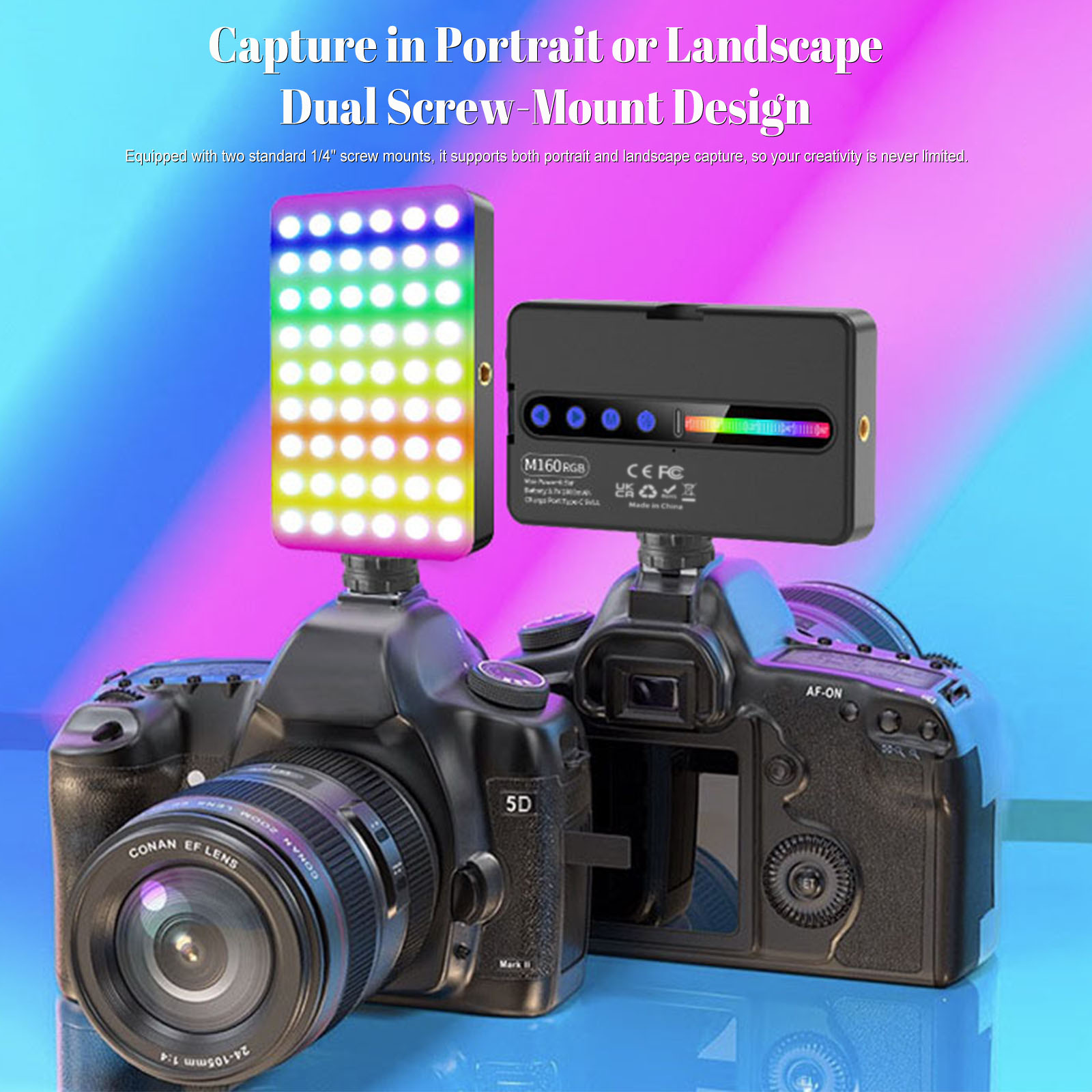 Светодиодный RGB-видеосвет 6,5 – обзор и цена Photography Lighting Type