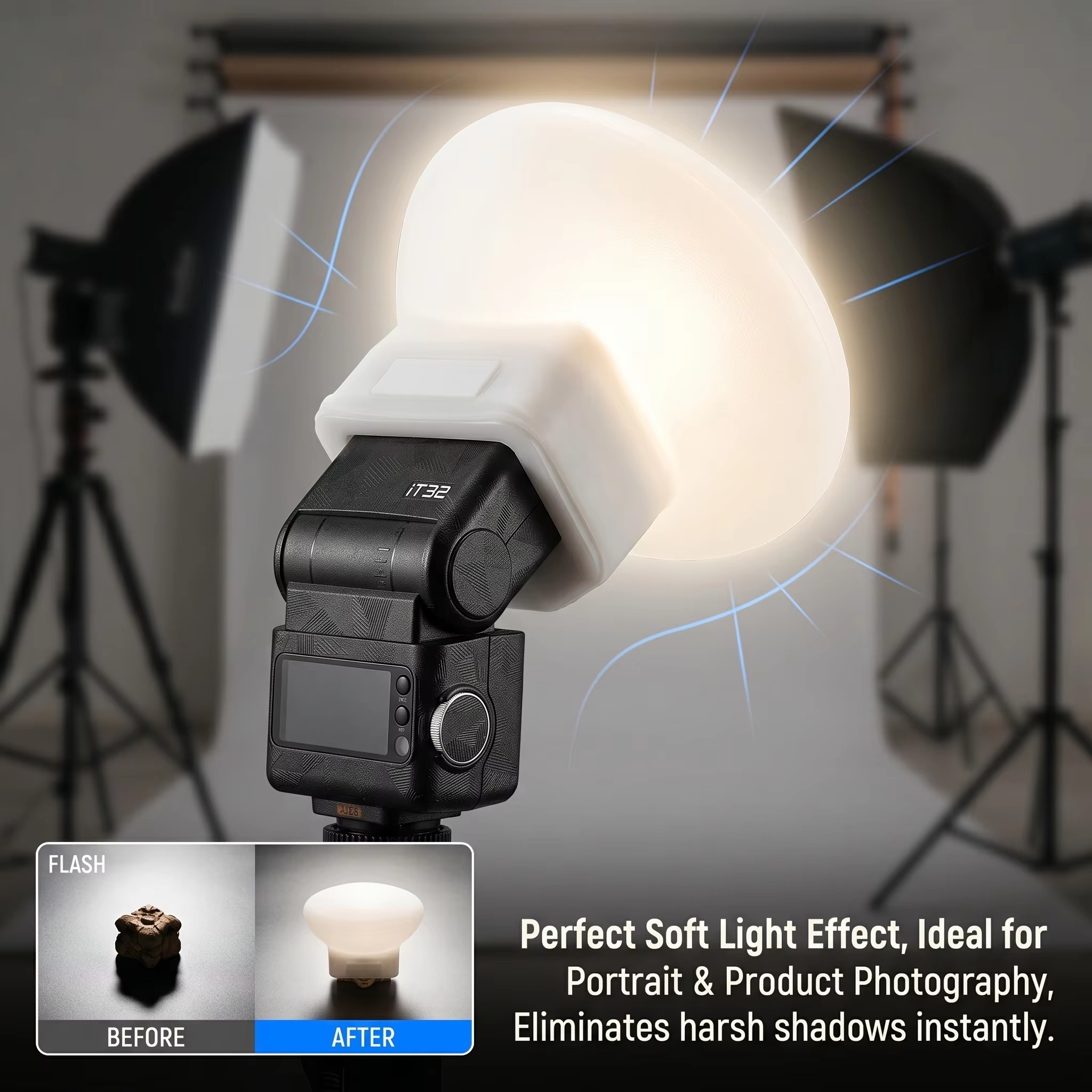 Силиконовый рассеиватель света – обзор и цена Photography Lighting Diffuser