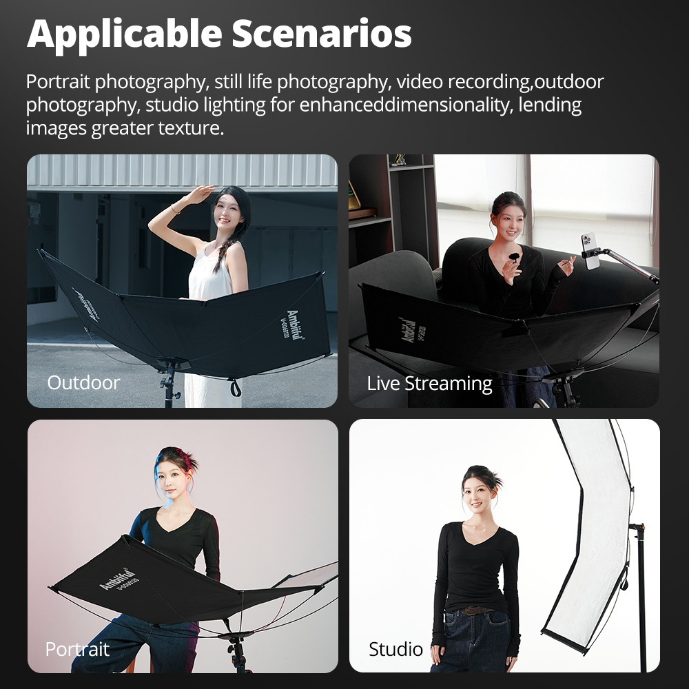 AMBITFUL 3в1 U-образный диффуз – обзор и цена Photography Lighting Type