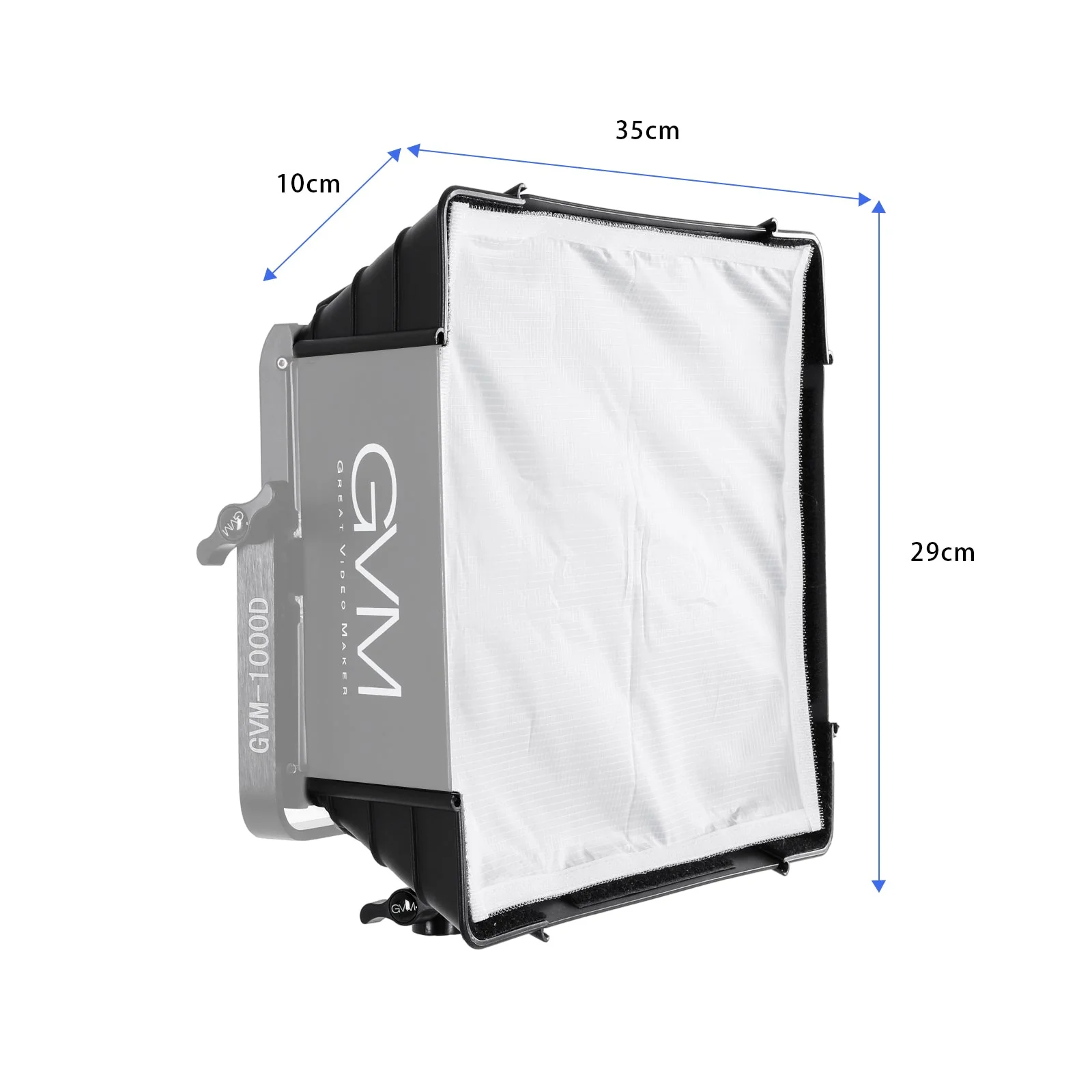 Диффузор GVM Softbox для свето – обзор и цена Video Light Panel Led