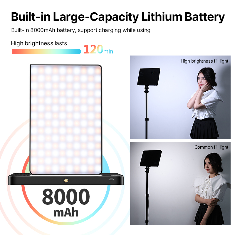 Ulanzi LT003 15W RGB Video Lig – обзор и цена Video Light Panel Led