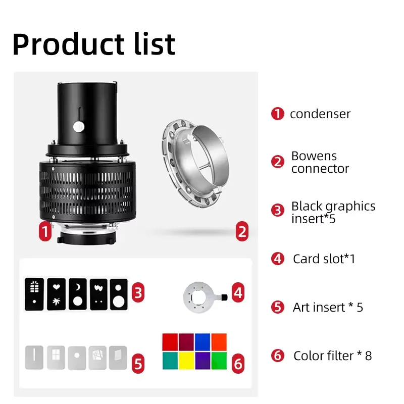 Комплект конических оптических – обзор и цена Photography Lighting Brand